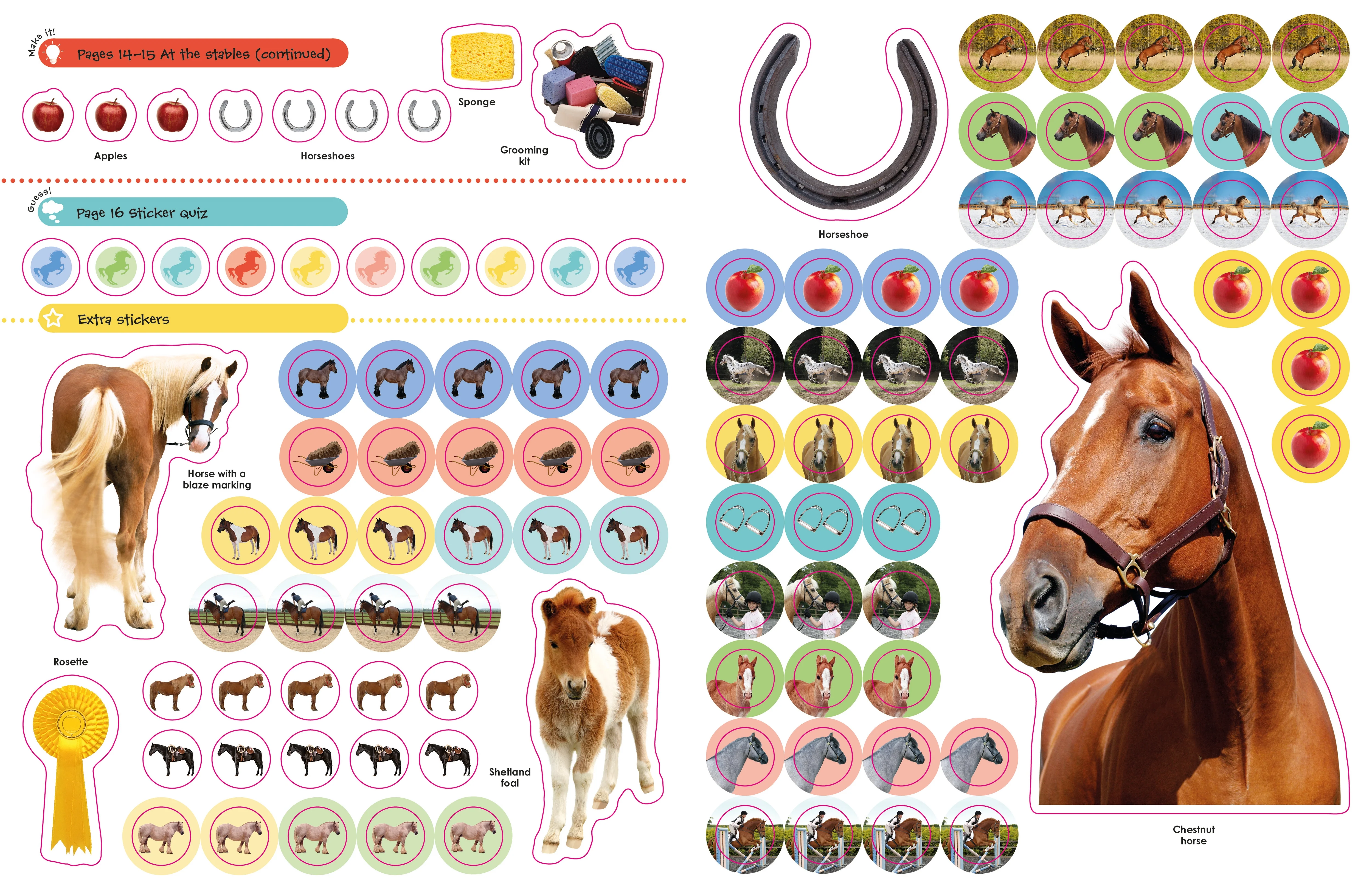 Ultimate Sticker Book: Horses and Ponies - Image 5