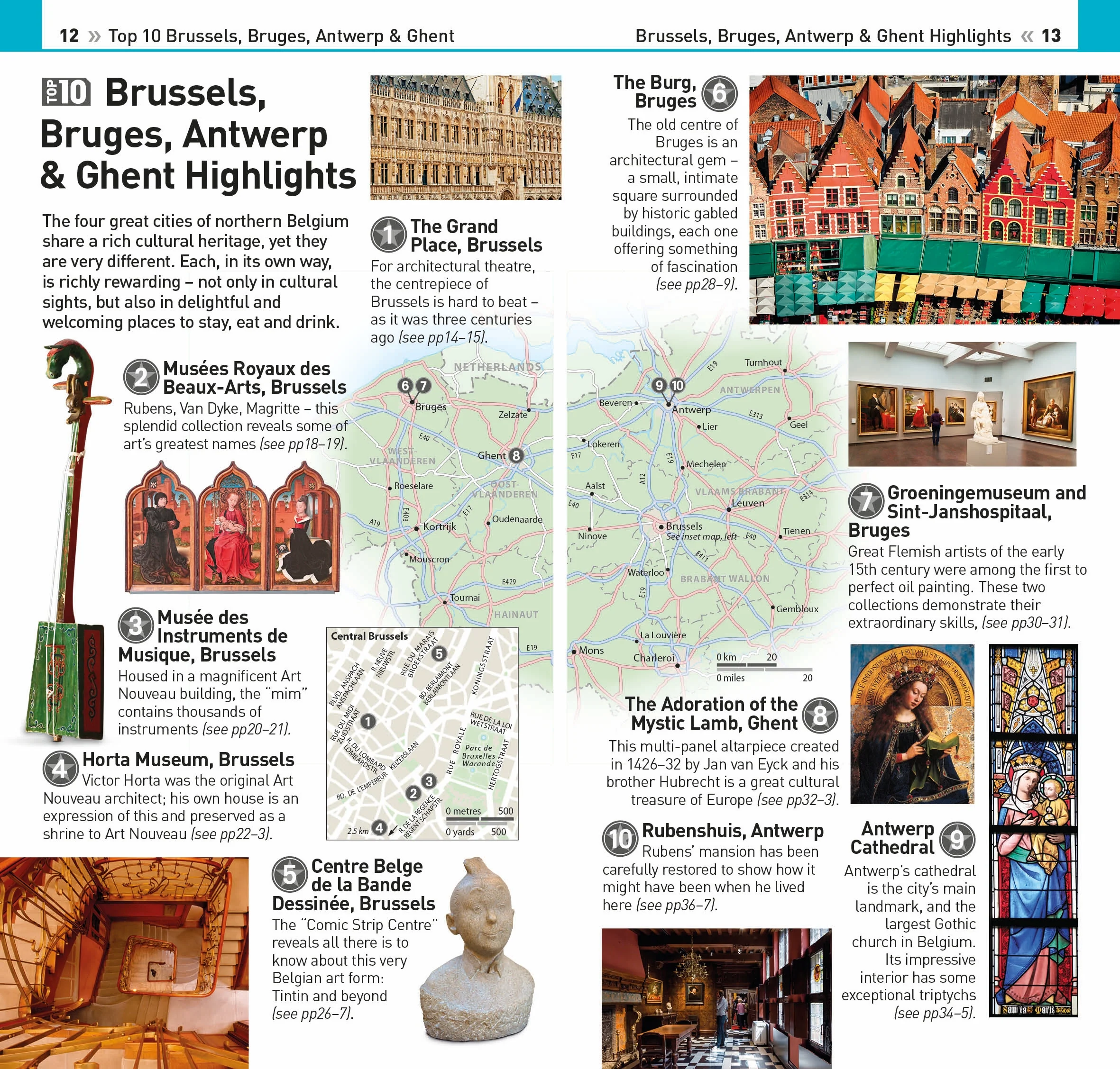 DK Top 10 Brussels, Bruges, Antwerp and Ghent - Image 3