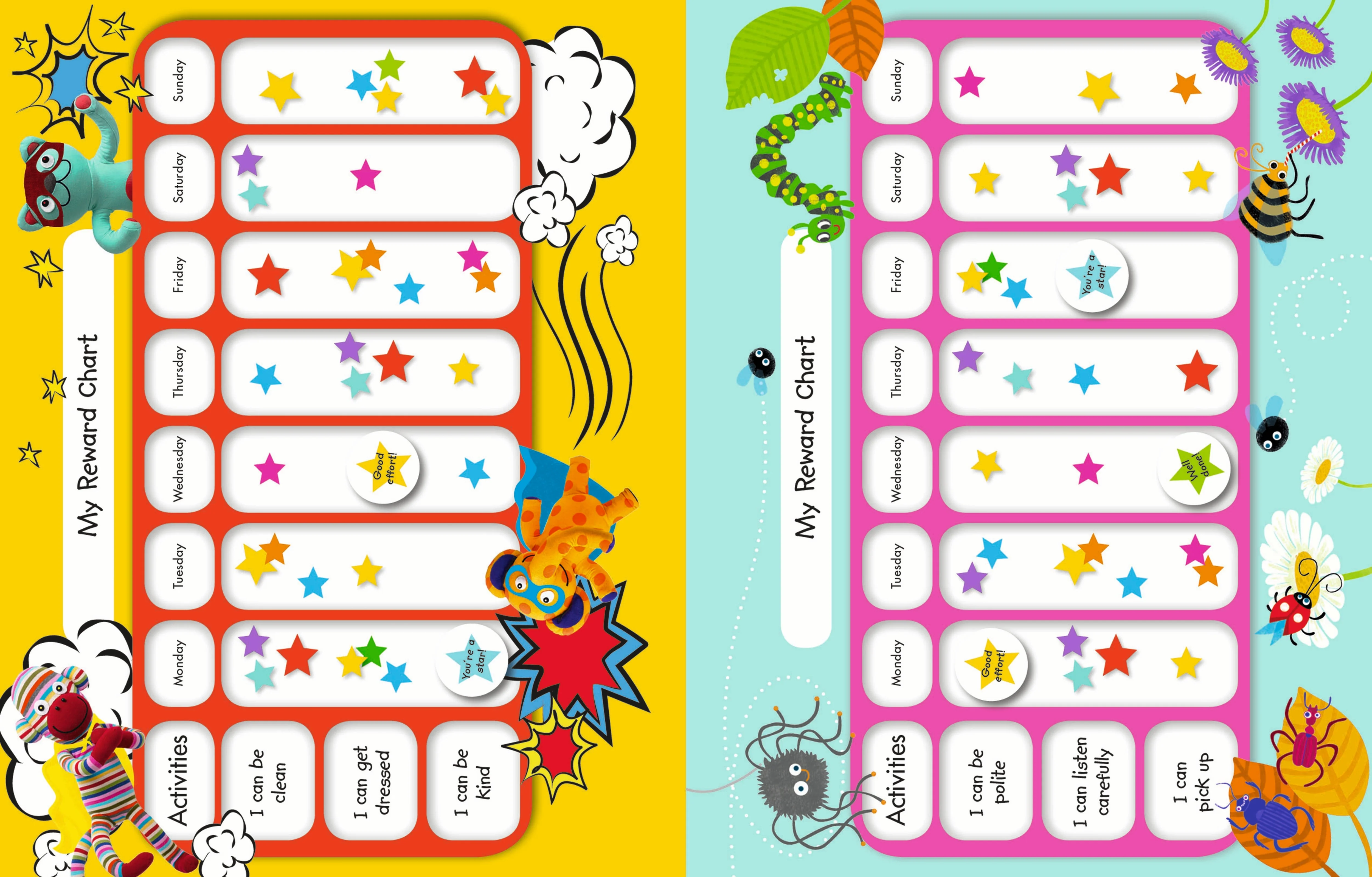 Skills For Starting School My Sticker Reward Chart Book - Image 4