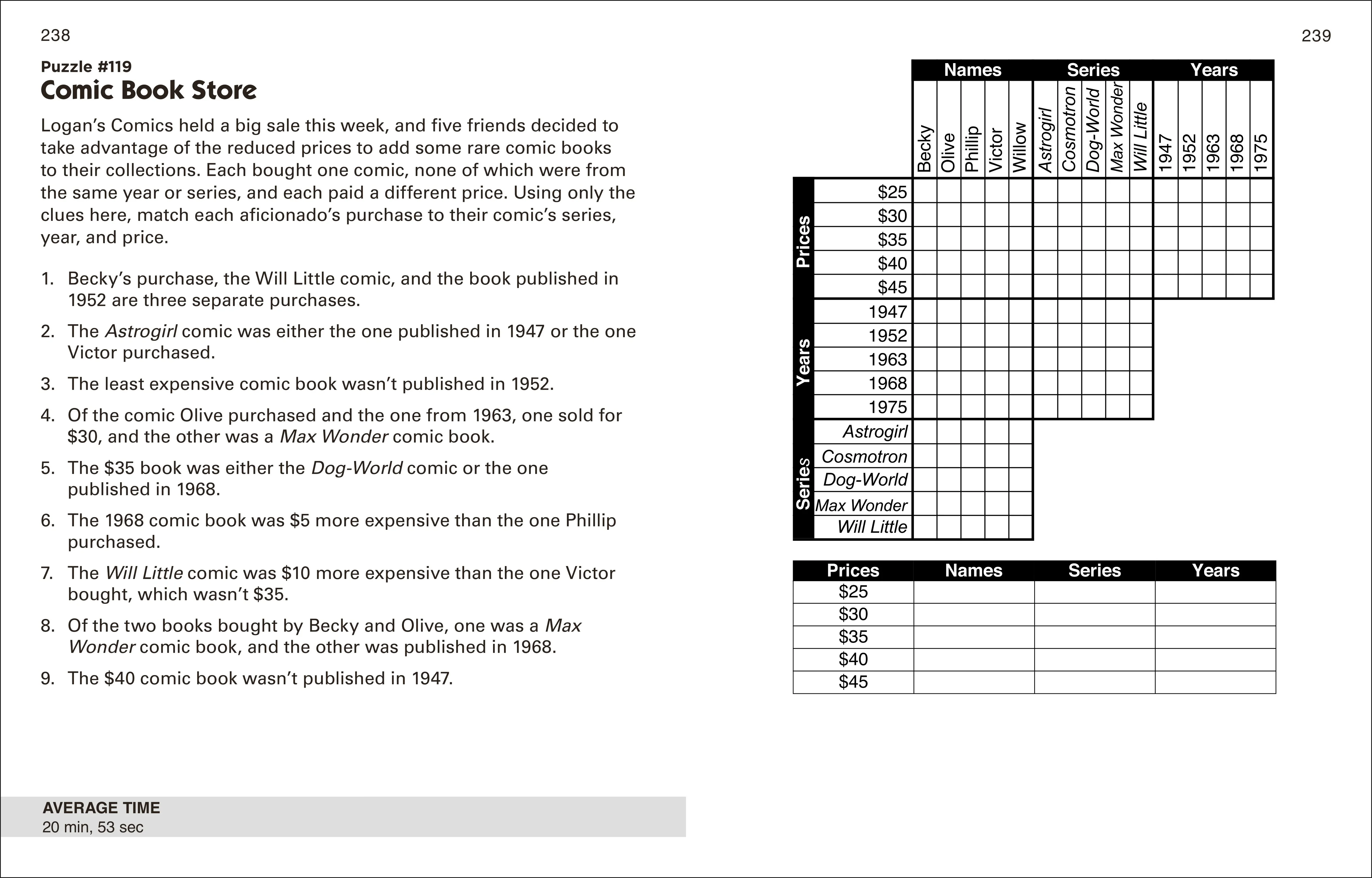 Puzzle Baron's Large Print Logic Puzzles - Image 4