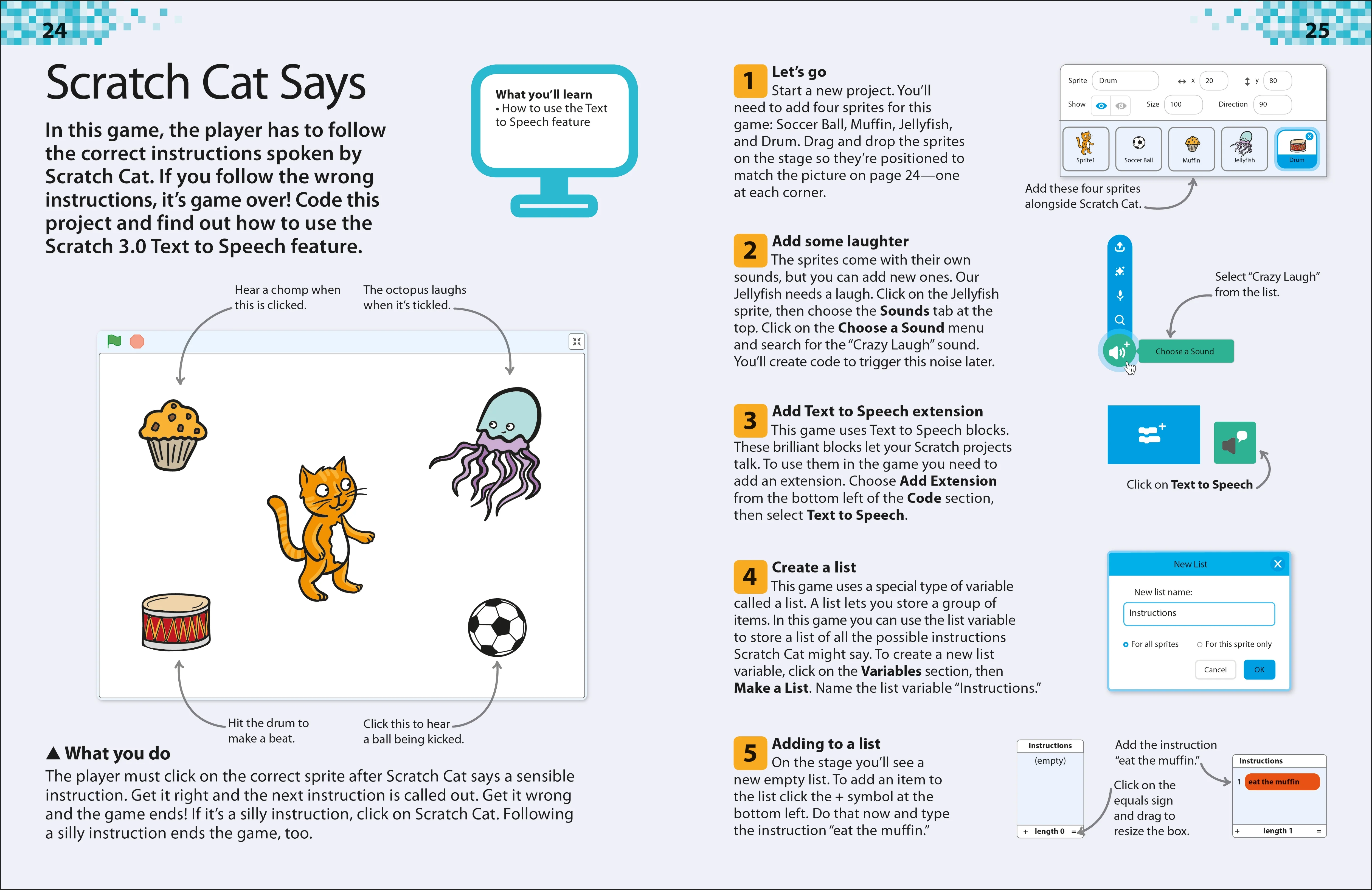 DK Workbooks: Coding with Scratch 3.0 Projects Workbook - Image 4