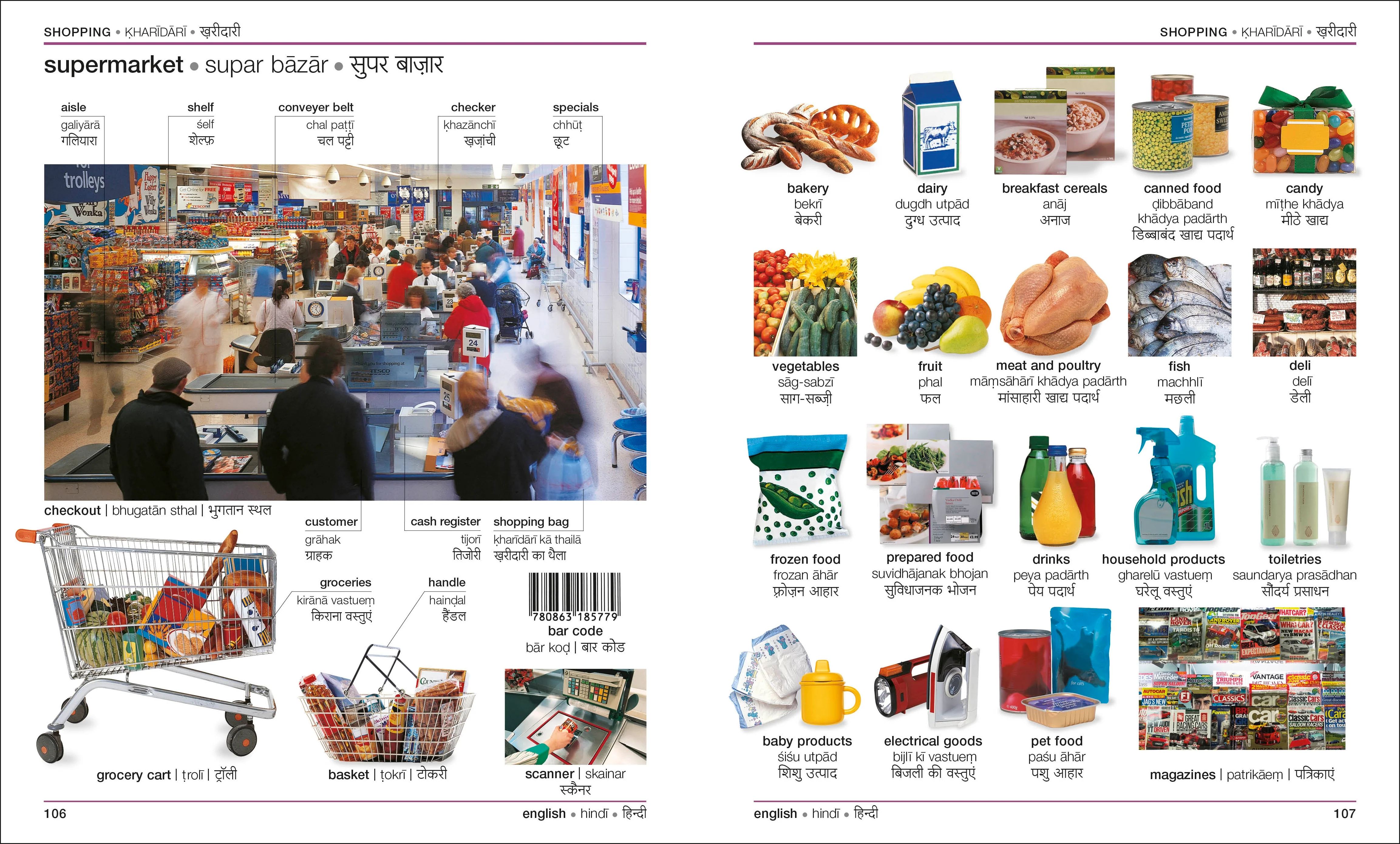 Hindi-English Bilingual Visual Dictionary with Free Audio App - Image 4