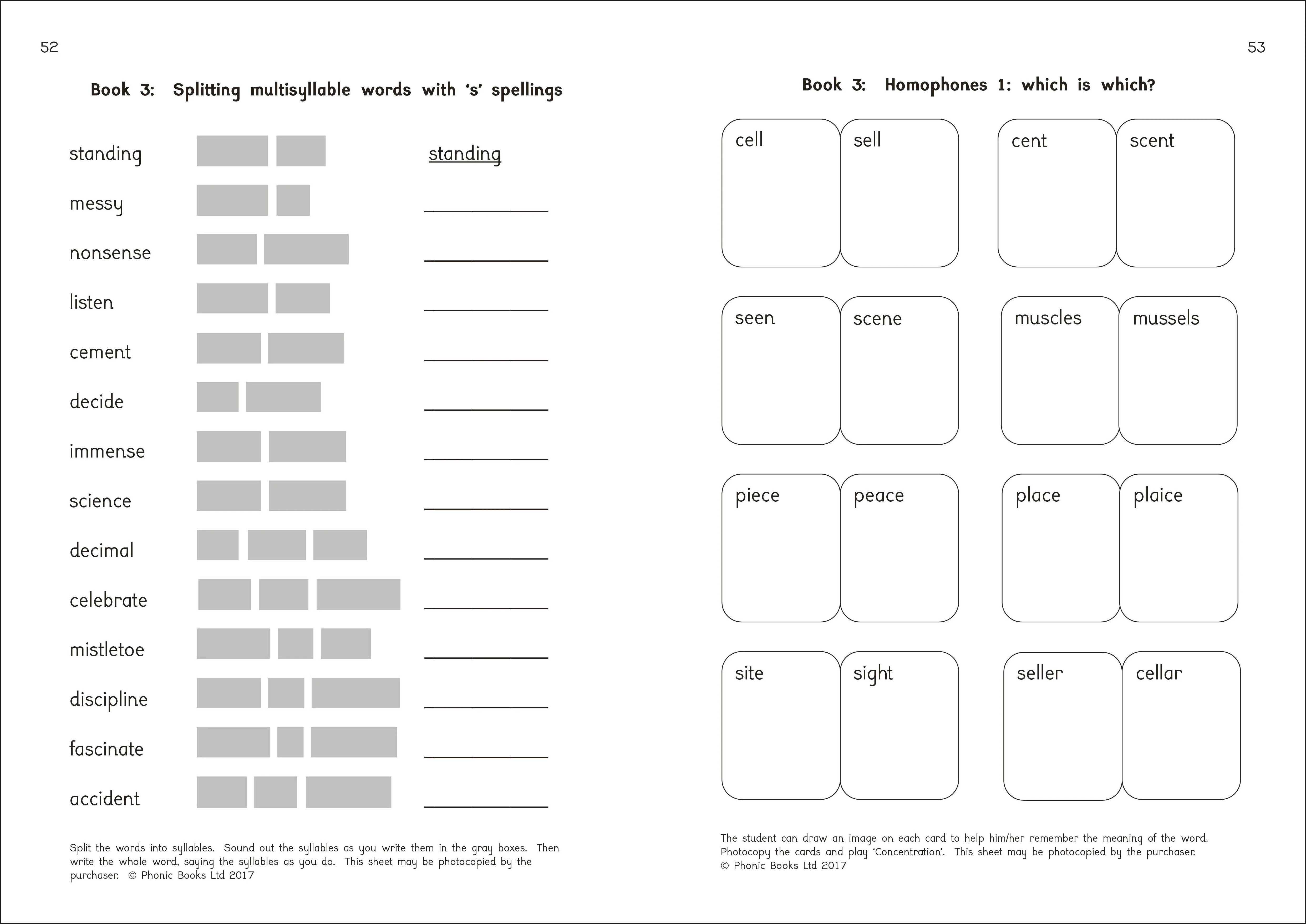 Phonic Books Talisman 2 Activities - Image 2