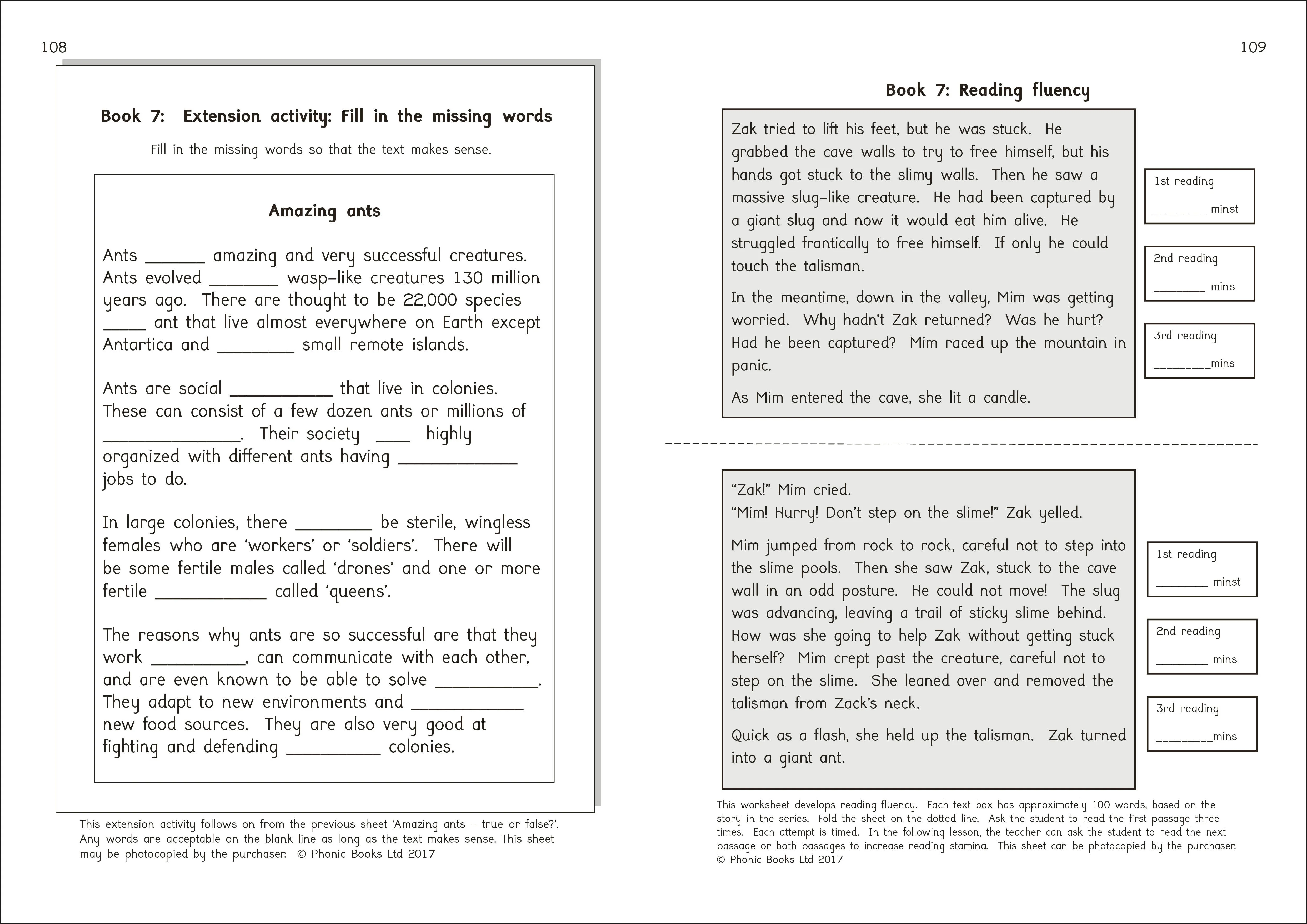Phonic Books Talisman 2 Activities - Image 3