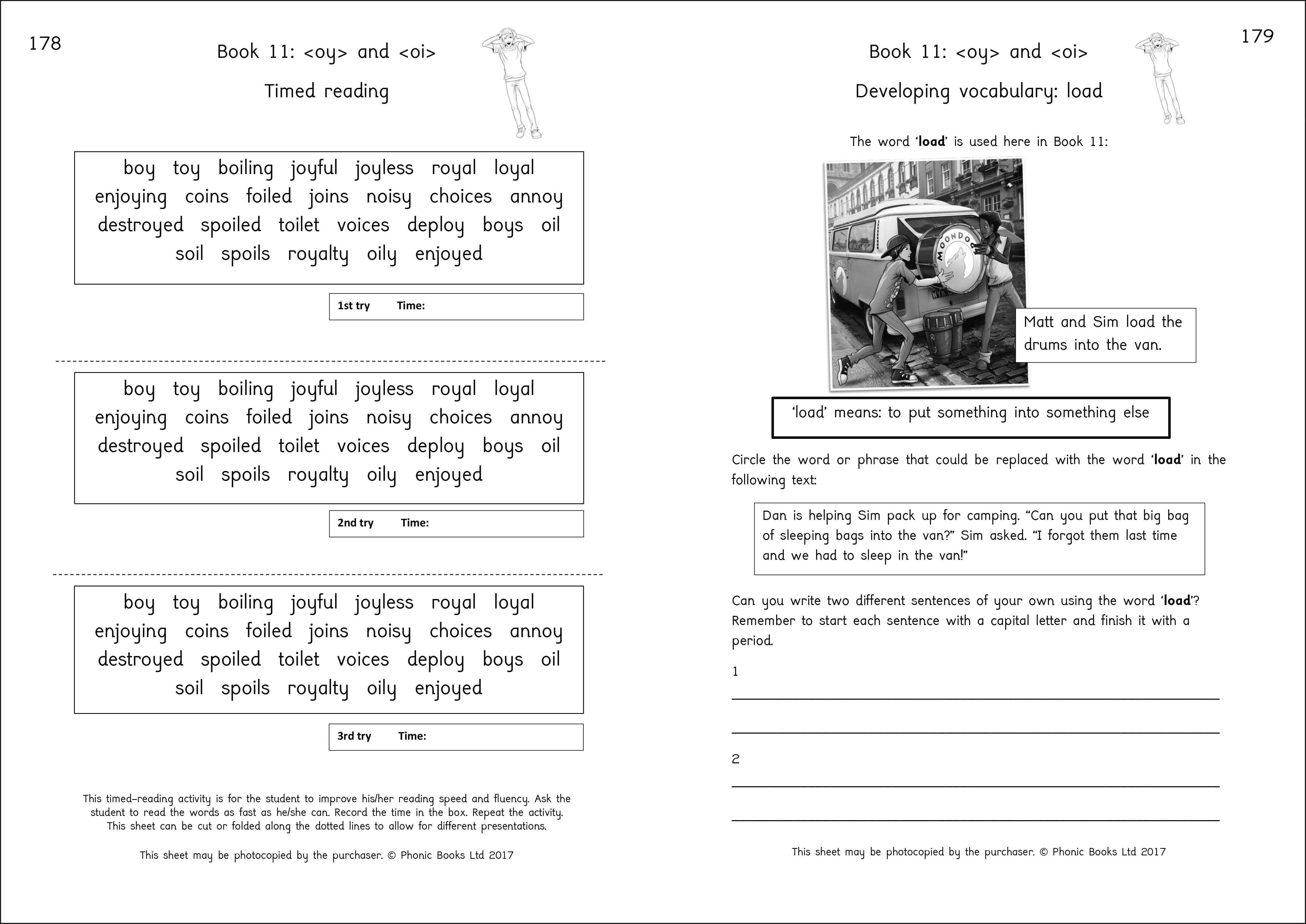 Phonic Books Moon Dogs Set 3 Vowel Spellings Activities - Image 3