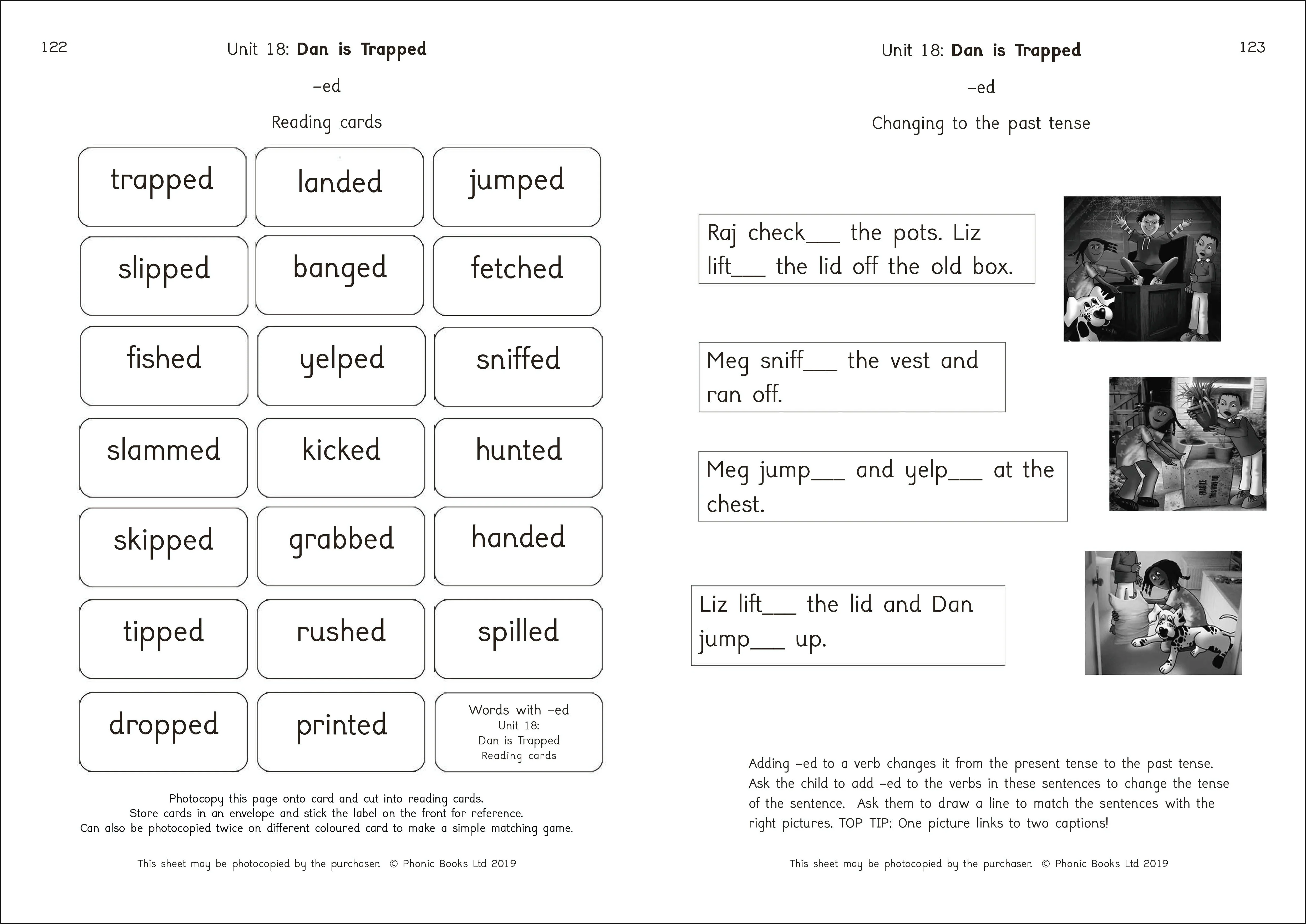 Phonic Books Dandelion Readers Reading and Writing Activities Set 2 Units 11-20 - Image 3