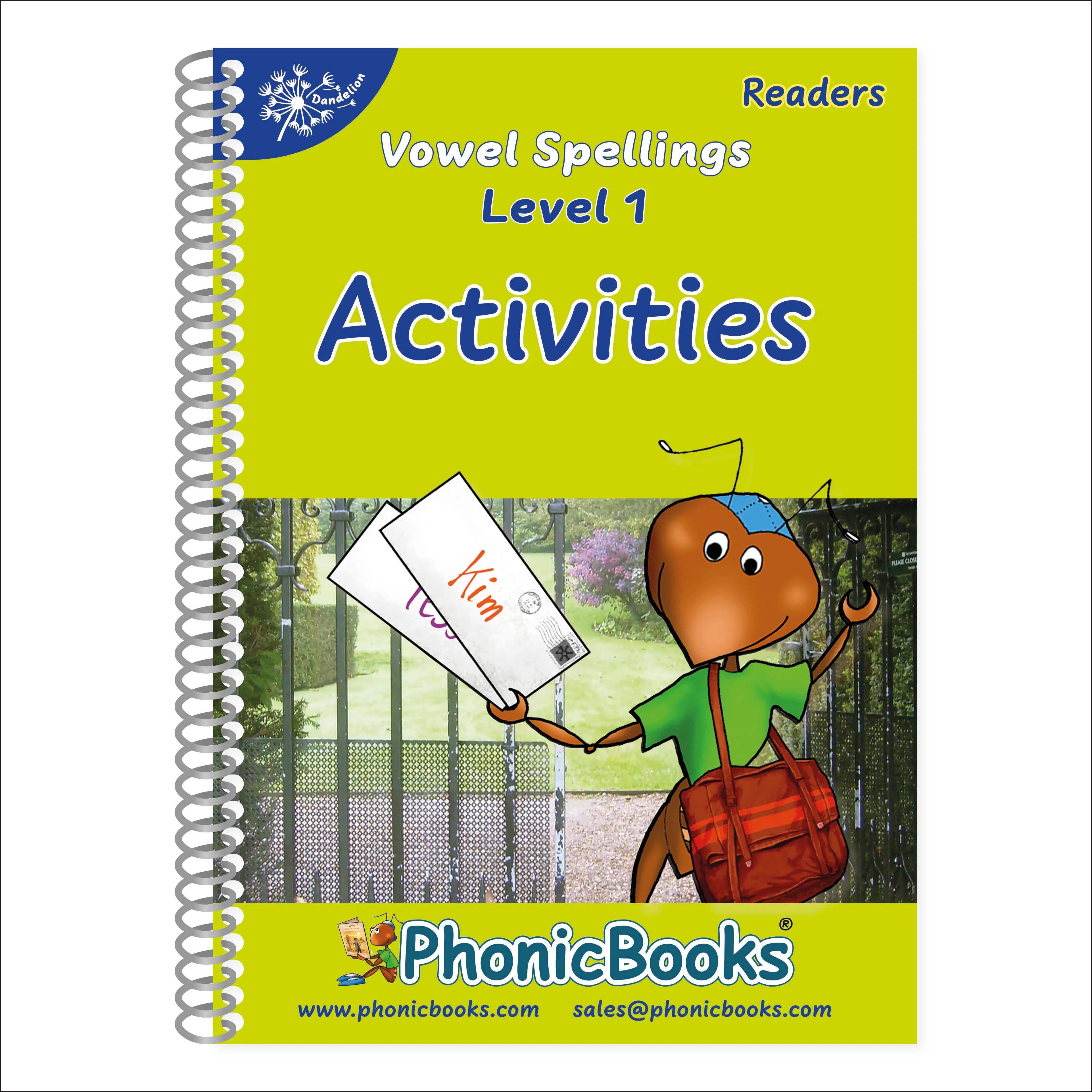 Phonic Books Dandelion Readers Vowel Spellings Level 1 Activities