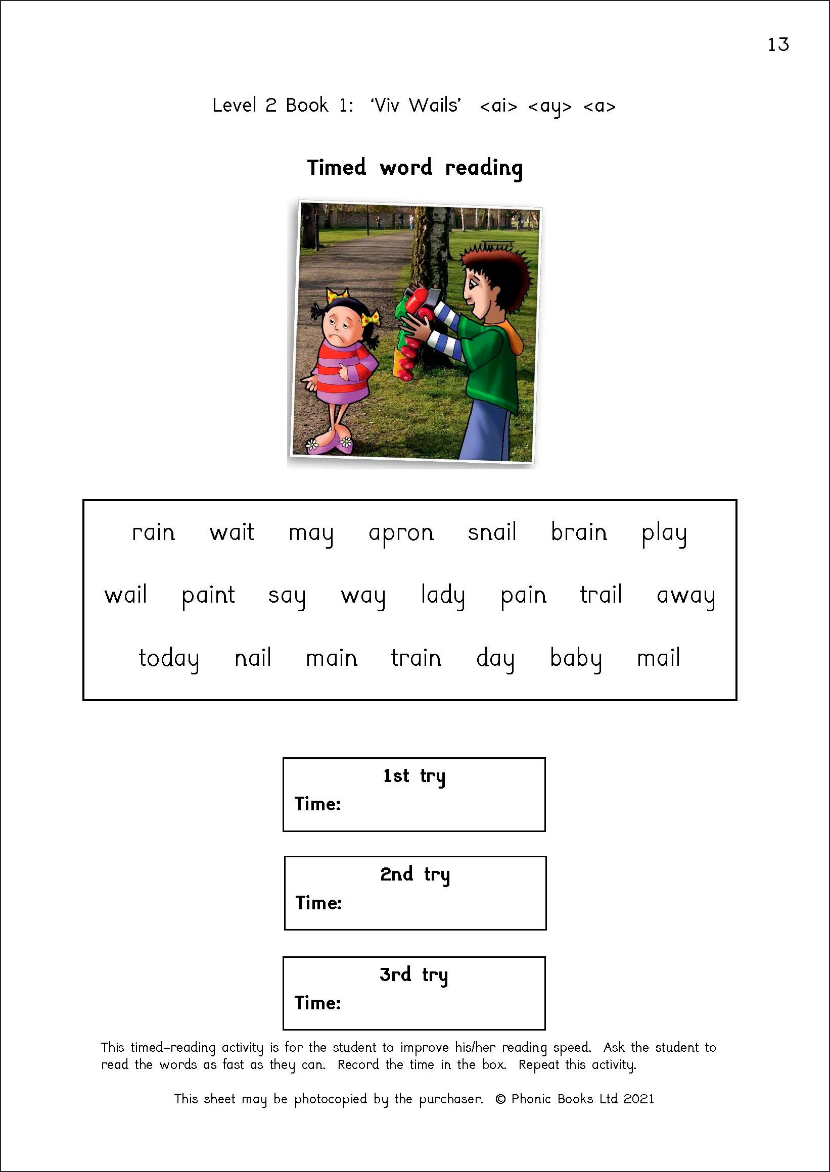 Phonic Books Dandelion Readers Vowel Spellings Level 2 Activities - Image 3