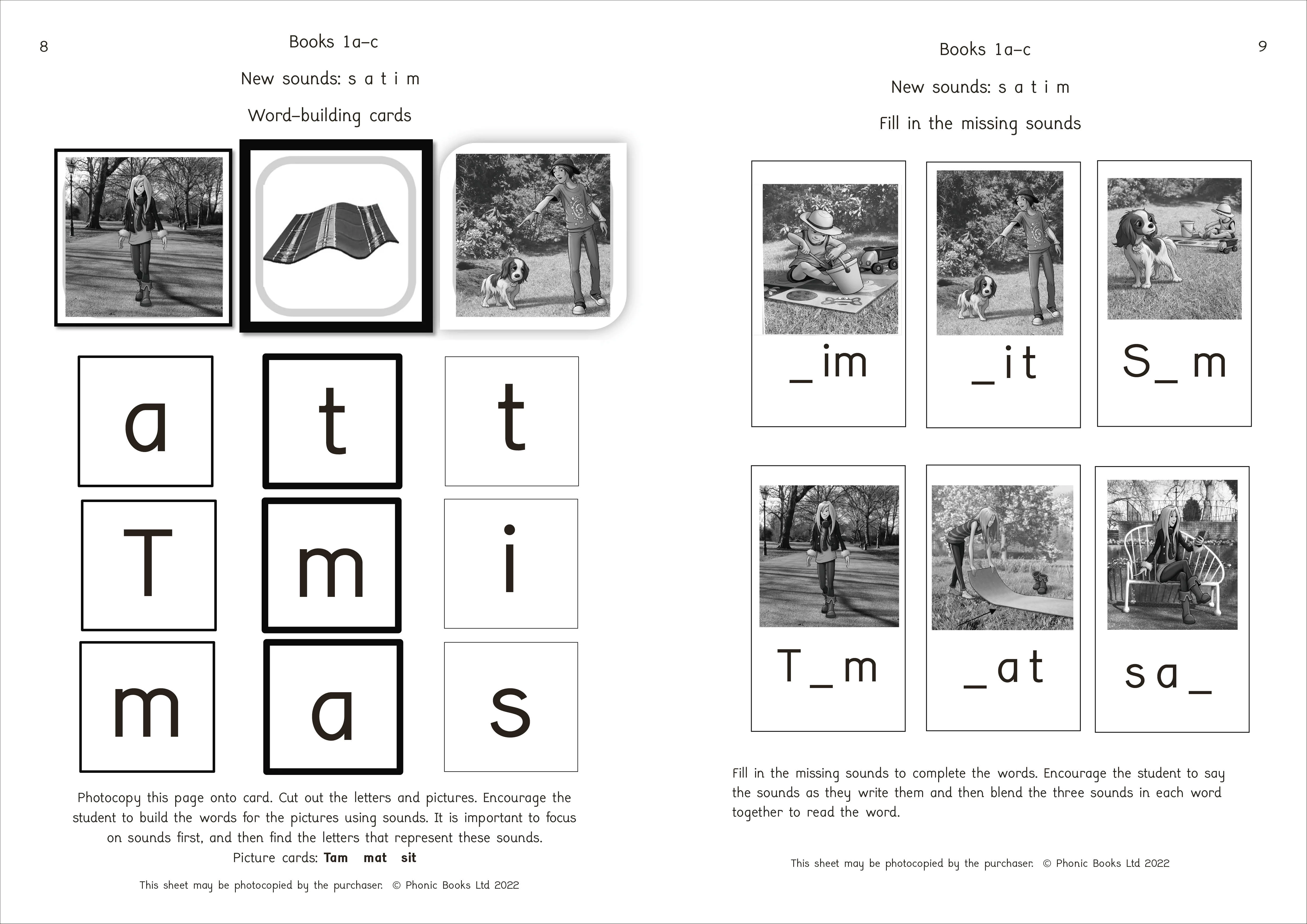 Phonic Books Moon Dogs Extras Set 1 Activities - Image 2