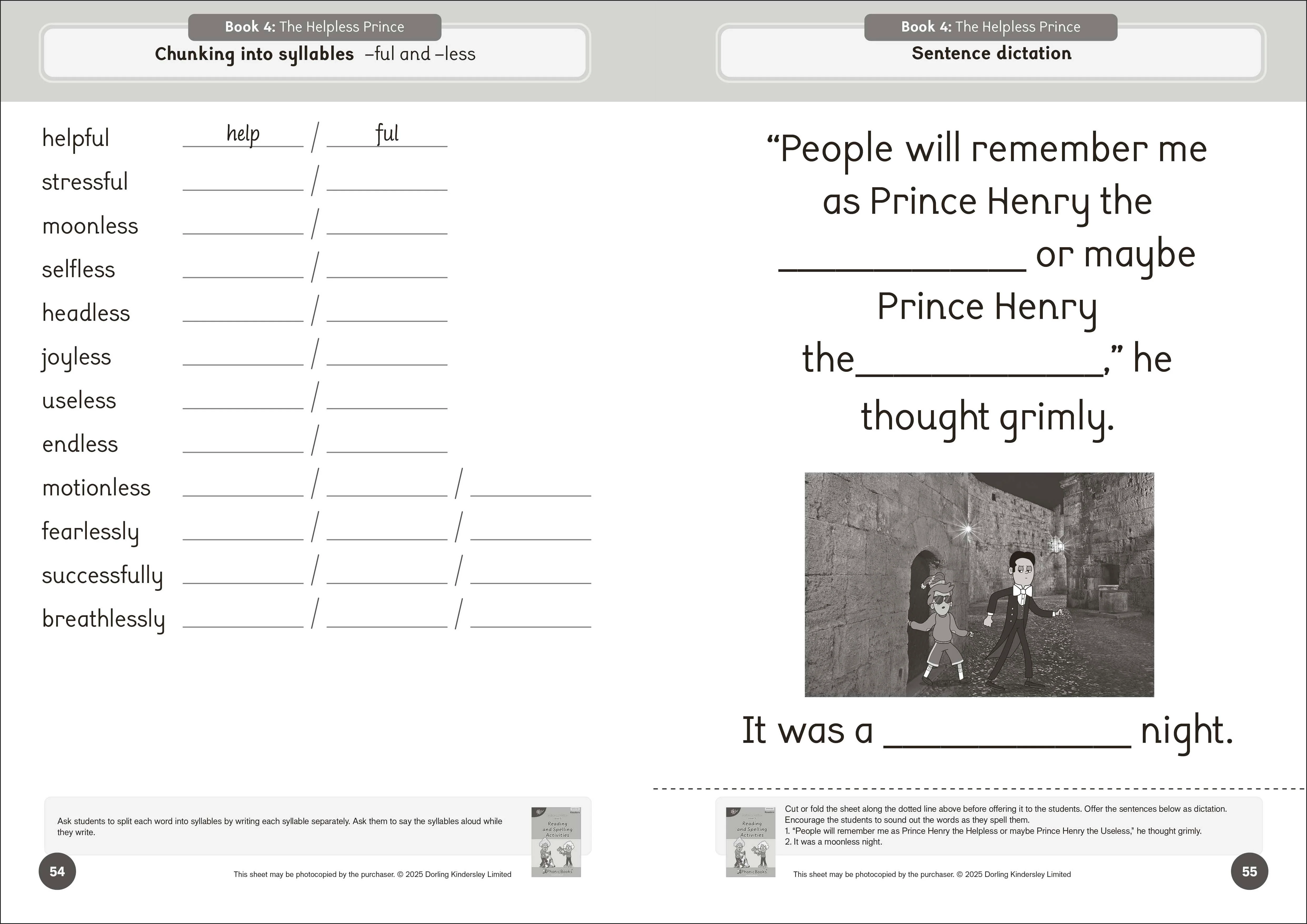 Phonic Books Dandelion Readers Level 5 Prefixes and Suffixes Activities - Image 3