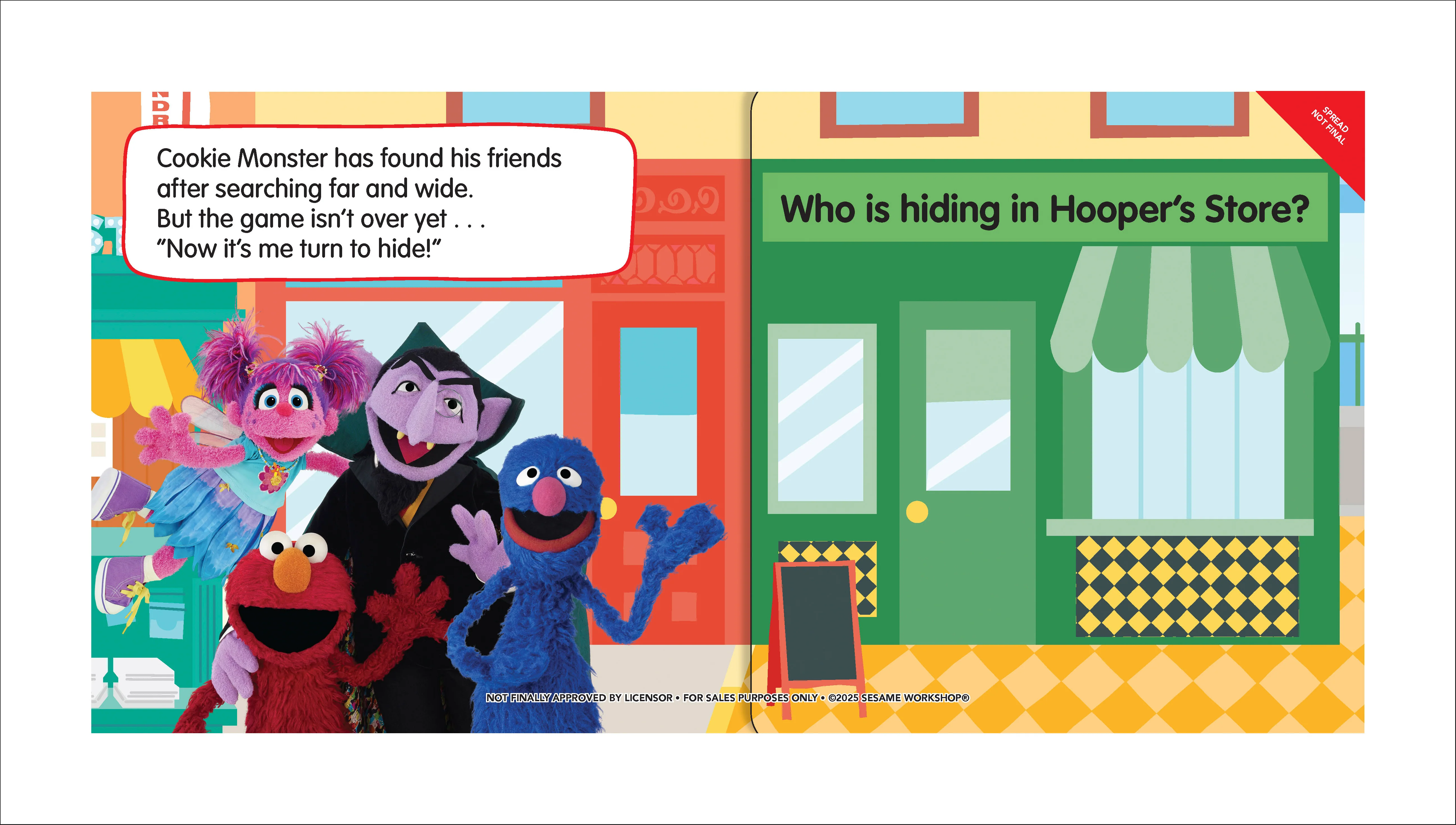 Pop-Up Peekaboo! Sesame Street Cookie Monster - Image 2