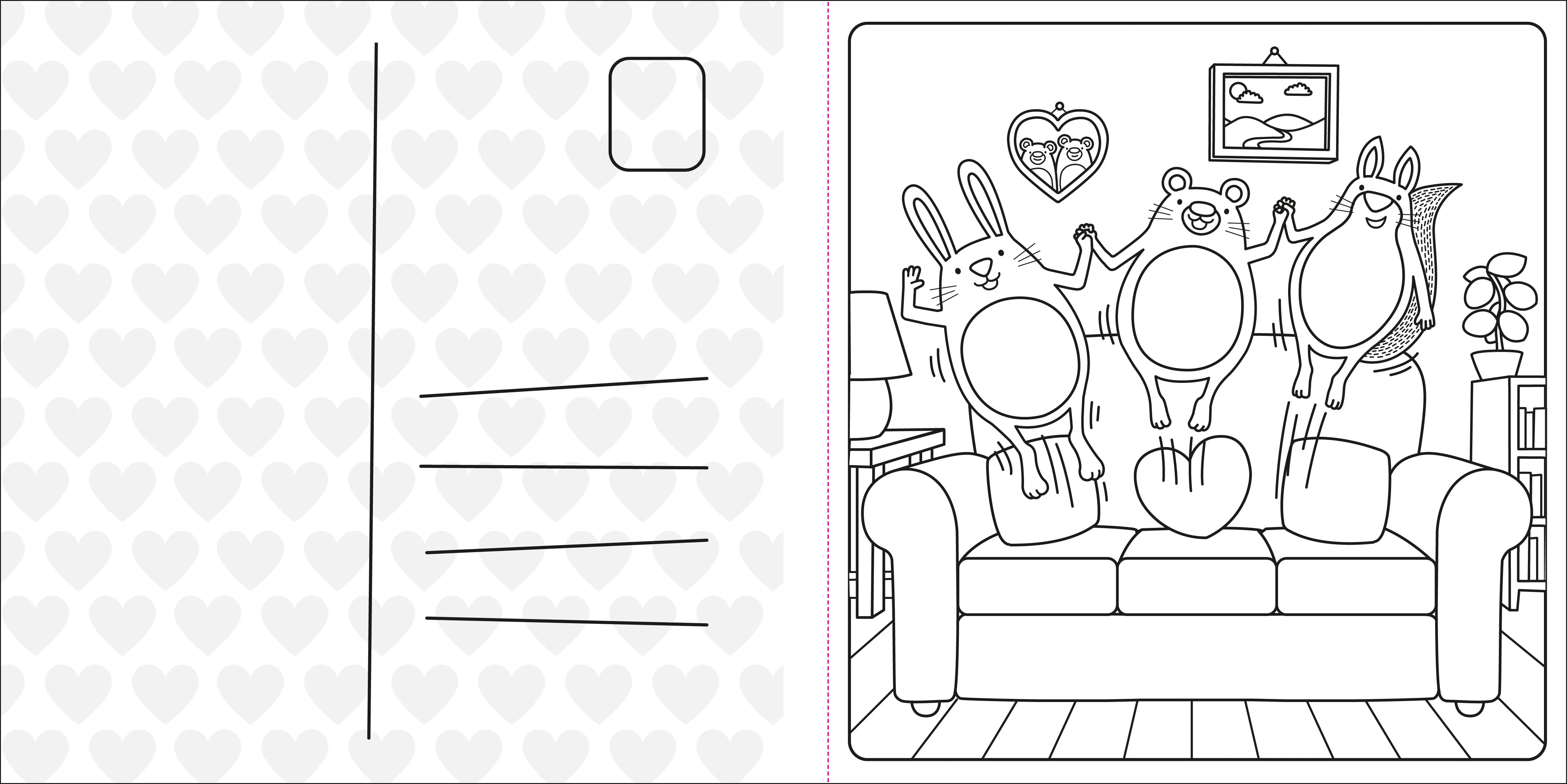 Super Cuties: A Cozy Coloring Book about Love - Image 4
