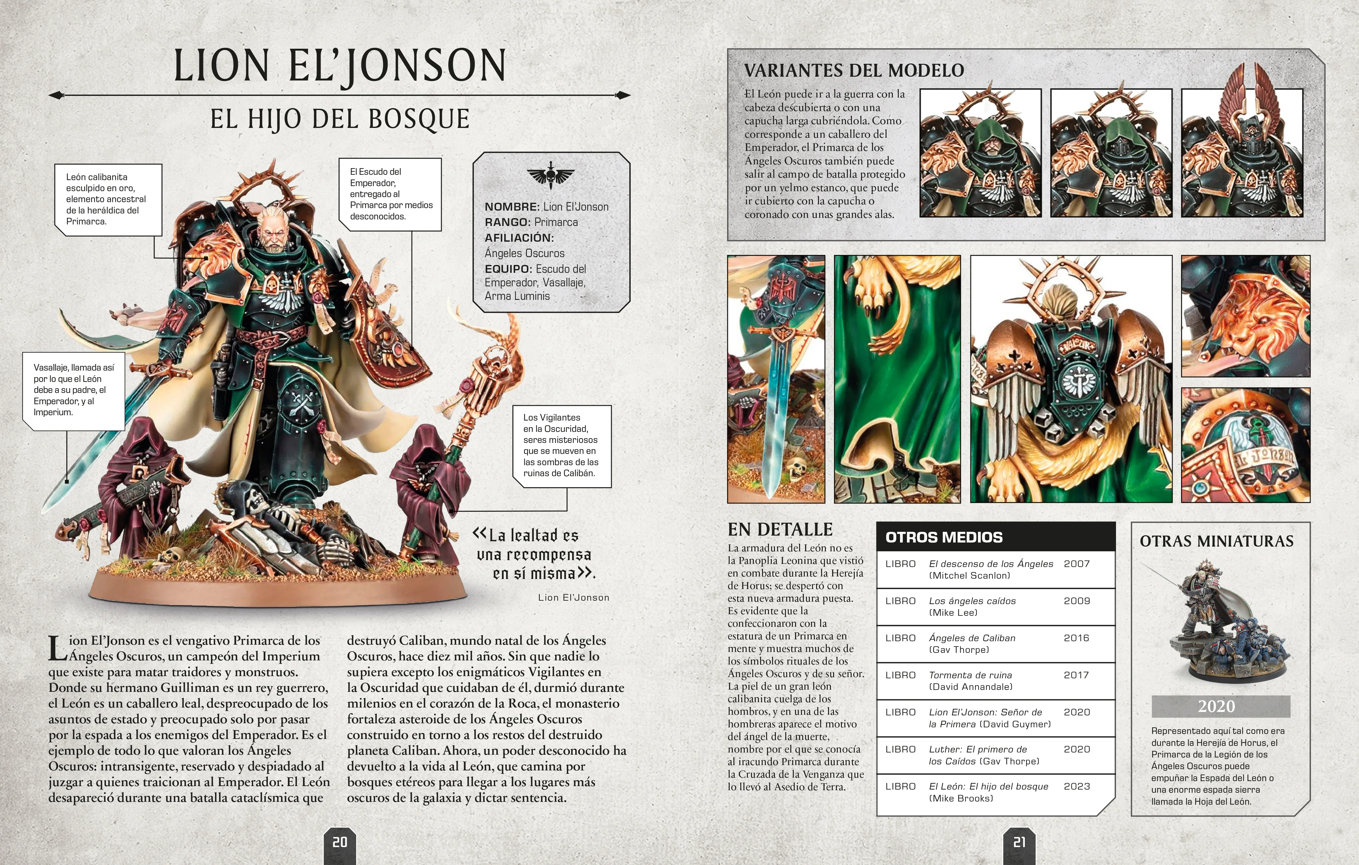Warhammer 40,000 Enciclopedia de personajes (Character Encyclopedia) - Image 2
