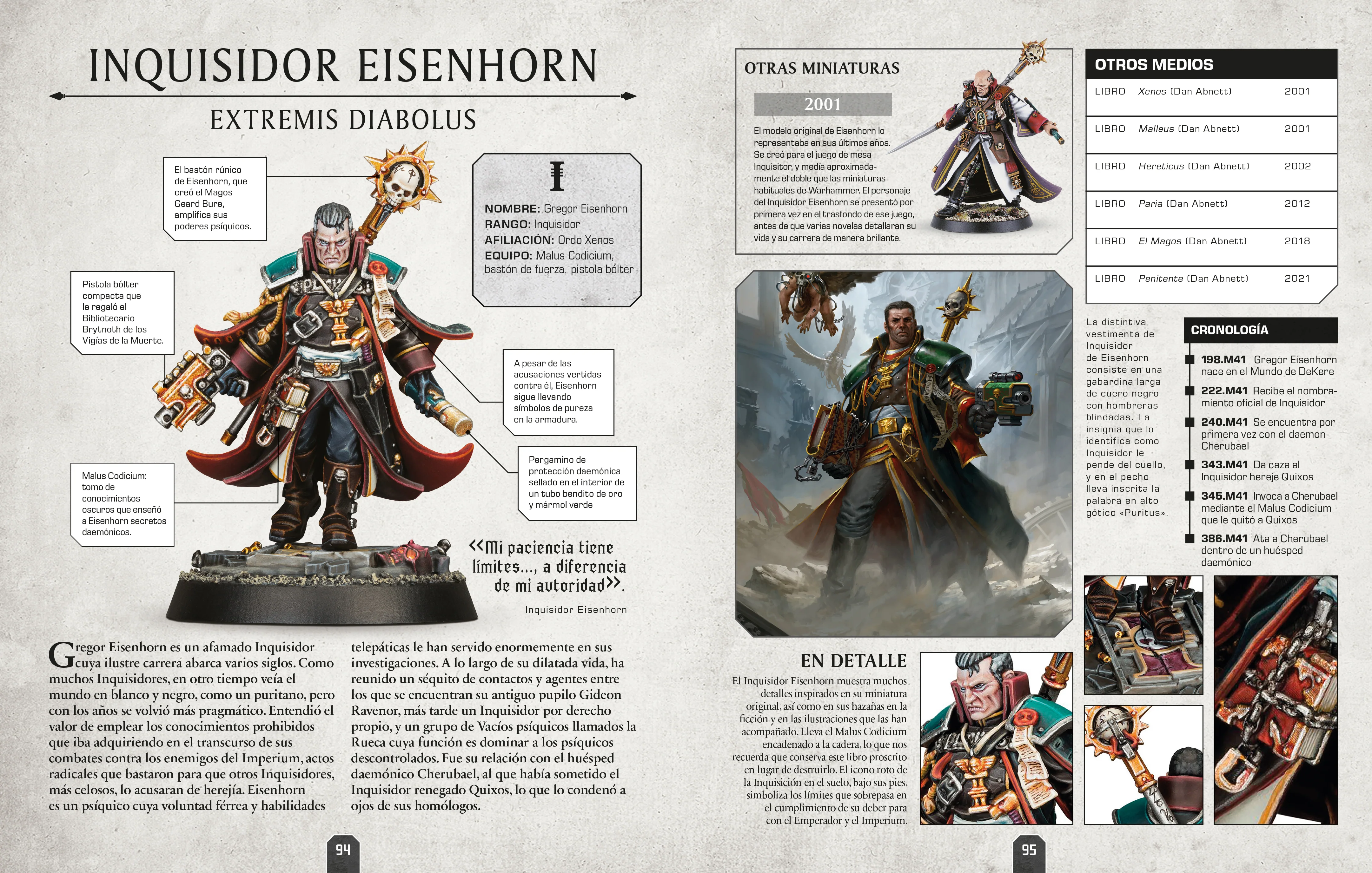 Warhammer 40,000 Enciclopedia de personajes (Character Encyclopedia) - Image 4