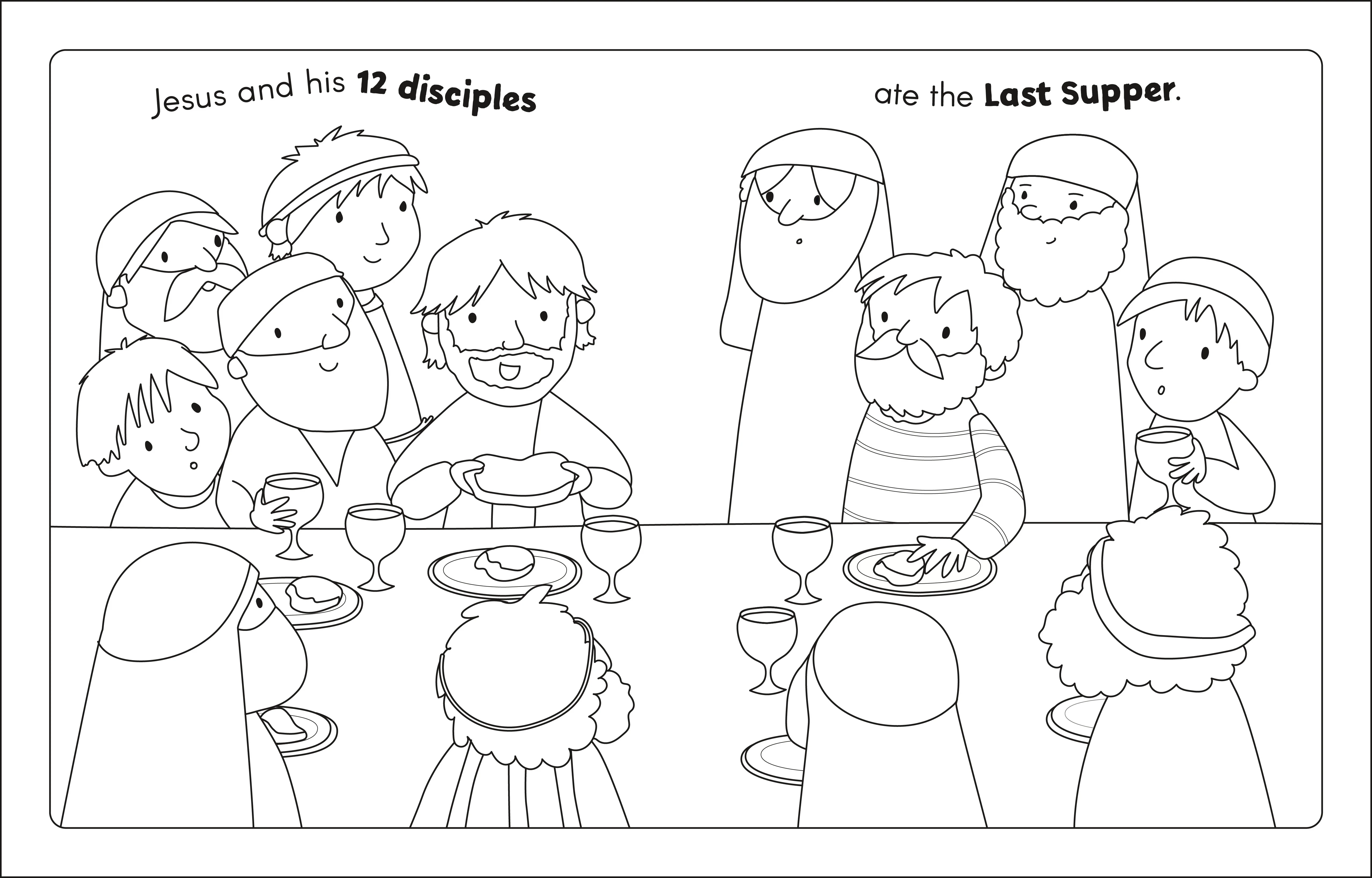 My Very First Bible Easter Coloring Book - Image 3