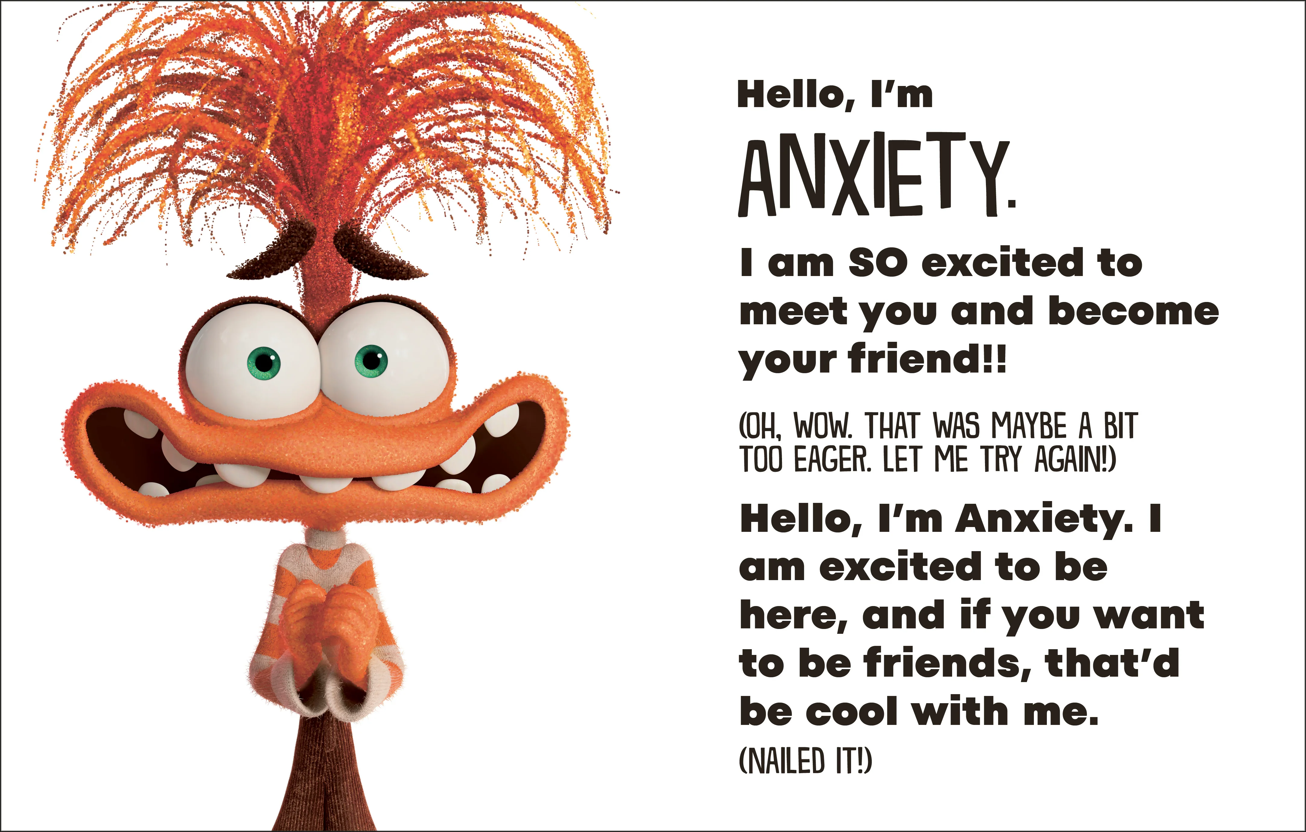 Disney Inside Out 2 Hello, I'm Anxiety - Image 2