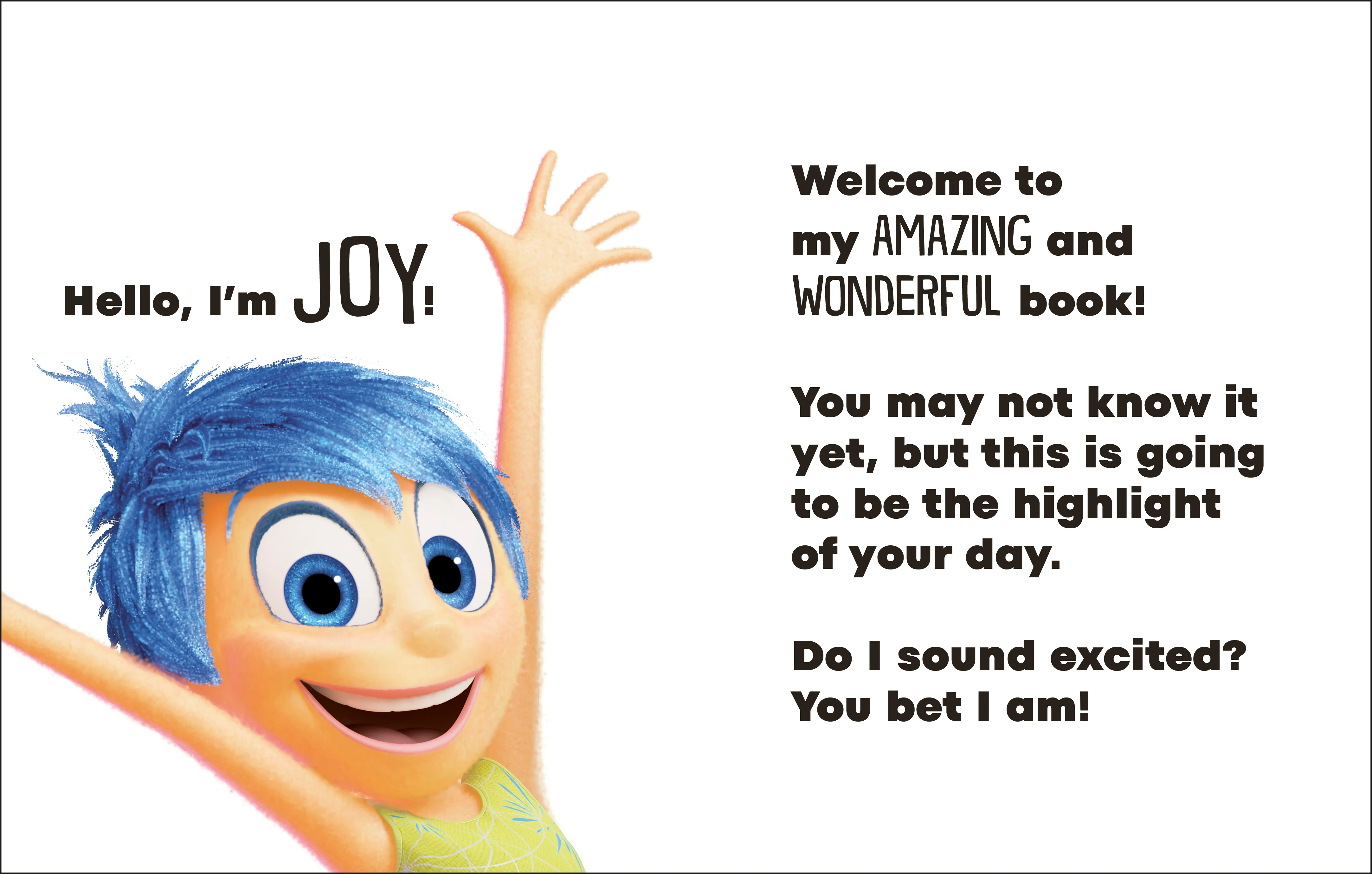 Disney Inside Out 2 Hello, I'm Joy - Image 2