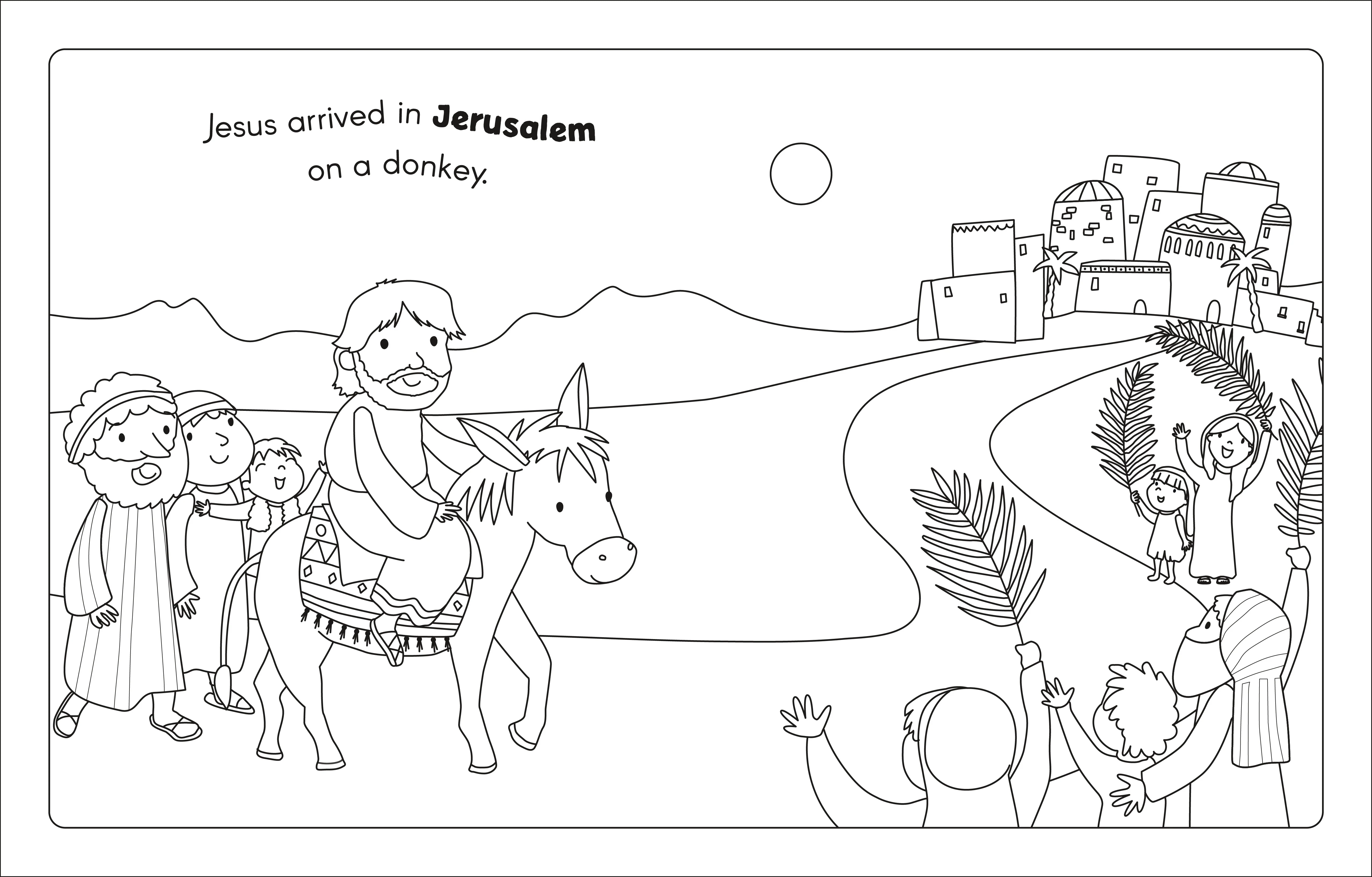 My Very First Bible Easter Colouring Book - Image 2