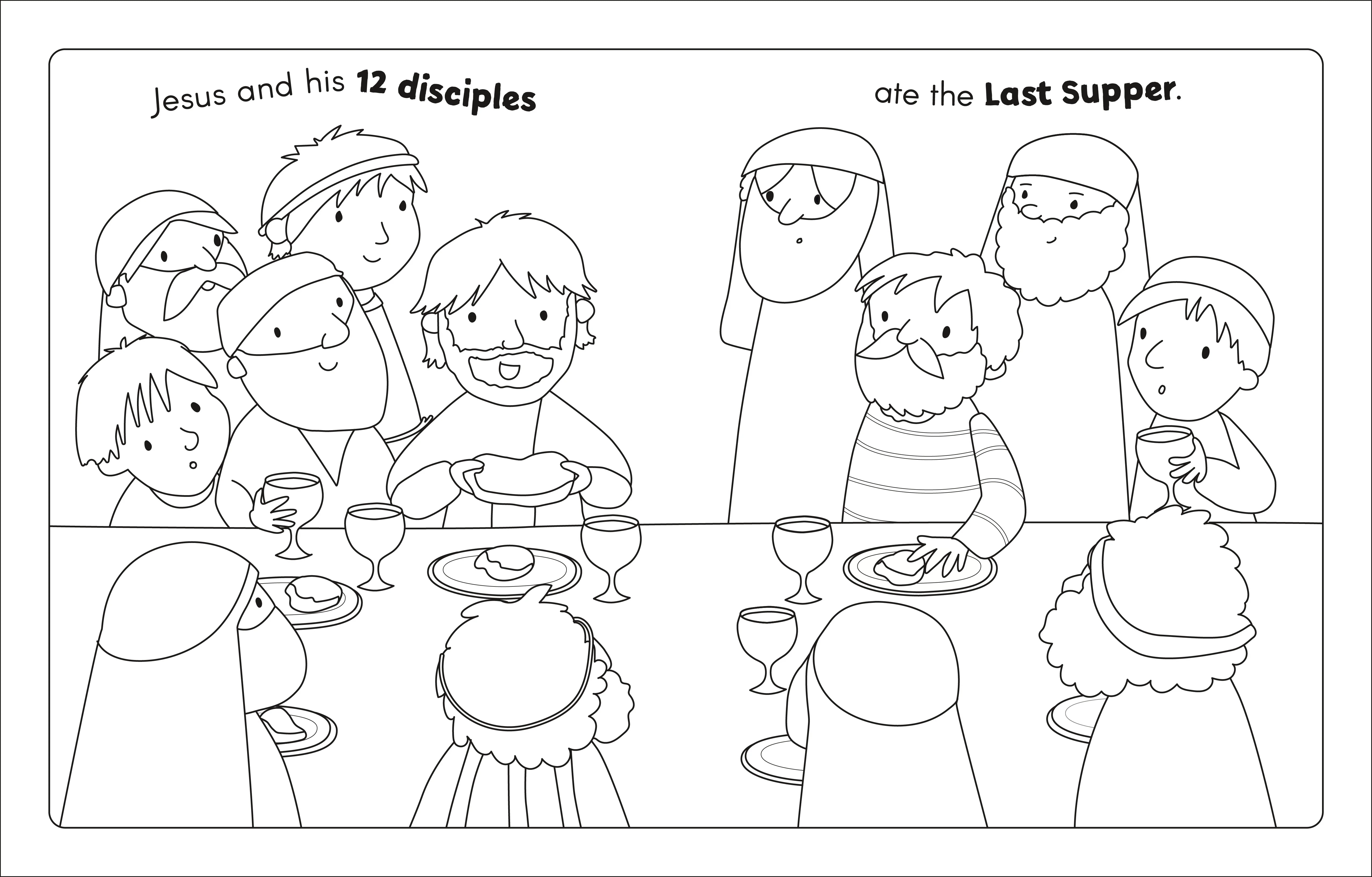 My Very First Bible Easter Colouring Book - Image 3